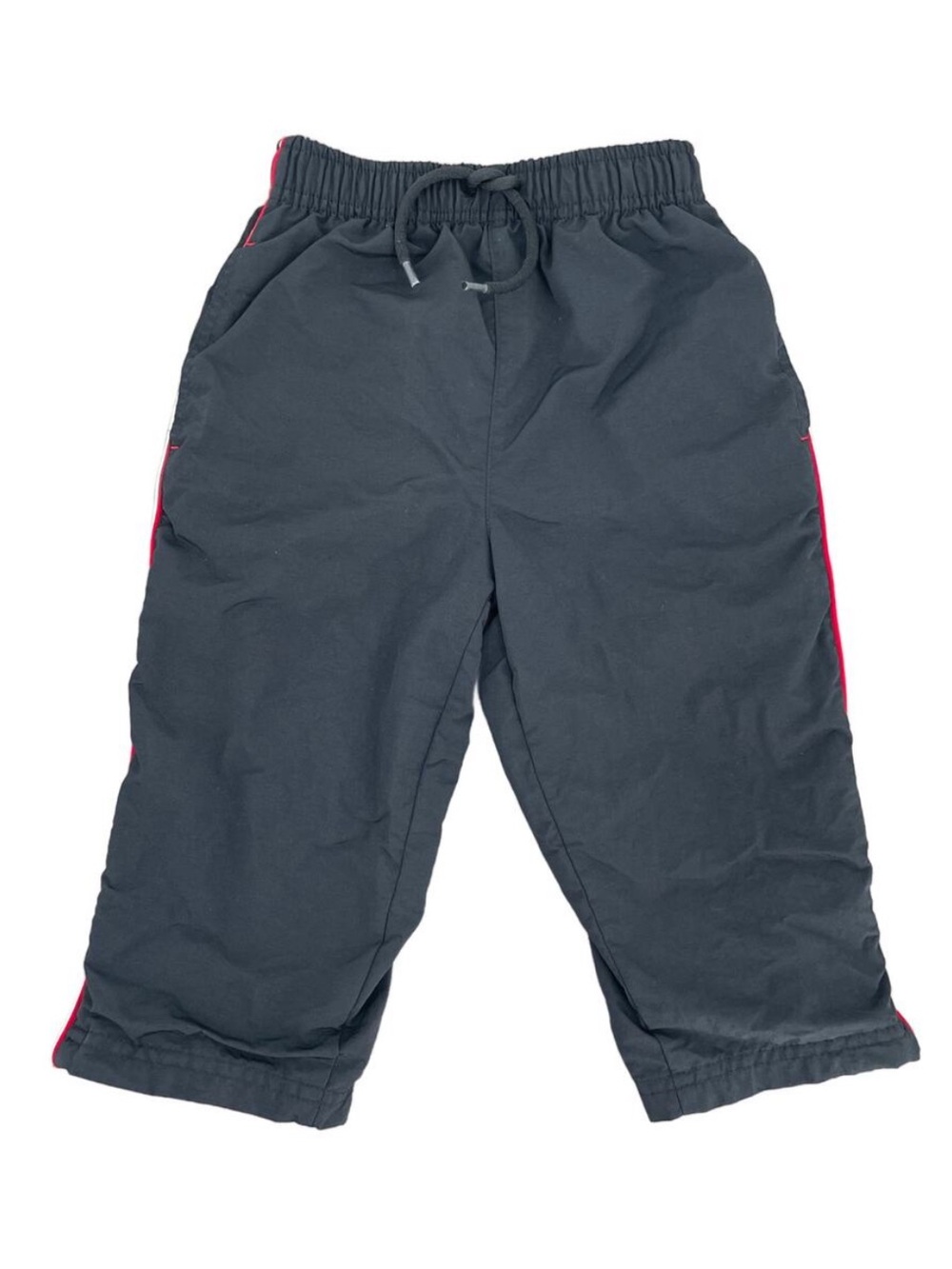 Carter’s Snowpants Black Red Stripe Zipper Cuff Winter Unisex Toddler Size 2T